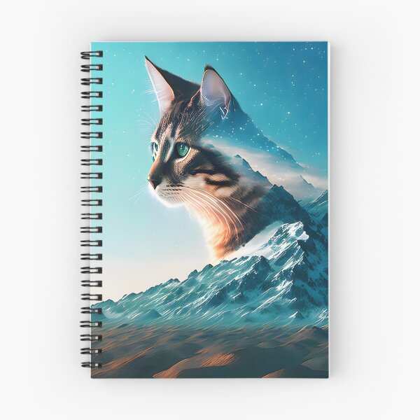 Item preview, Copy of Galaxy Cat Double Exposure - Modern Digital Art designed and sold by Ai-michiart.