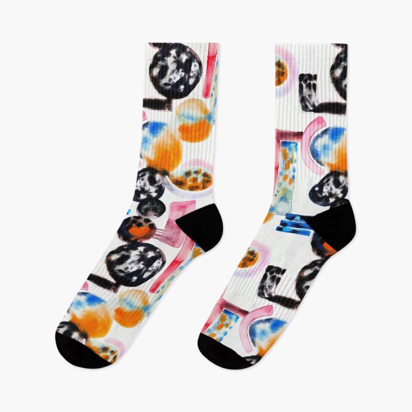Item preview, Crazy shapes watercolor designed and sold by Alessandro Remo Mazzoni Remotextiles.