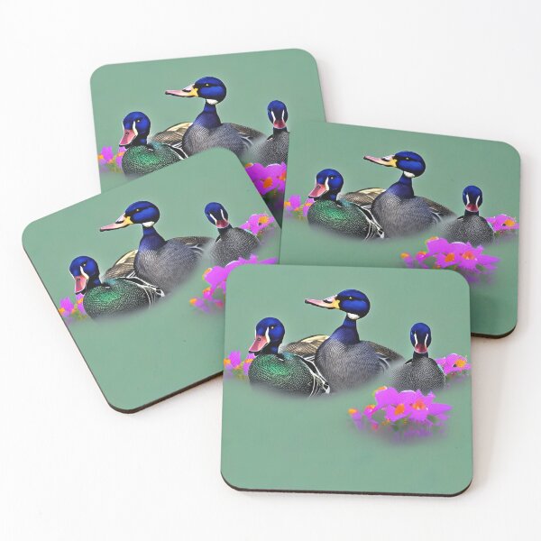 Item preview, Mallard Duck Flowers designed and sold by gramizzia.