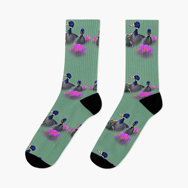 Item preview, Mallard Duck Flowers designed and sold by gramizzia.