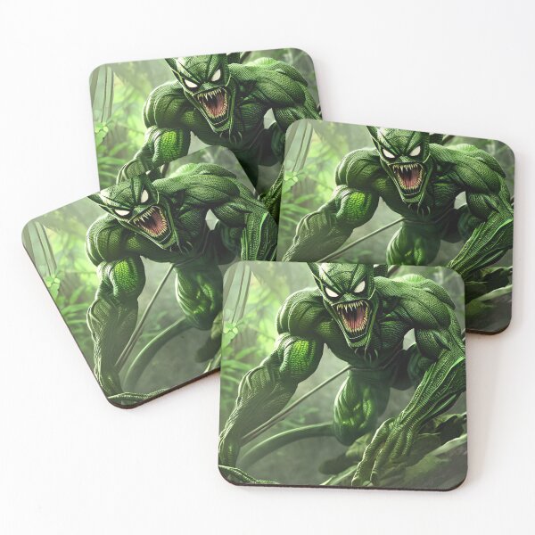 Item preview, super villain jungle green monster designed and sold by StarDust43.
