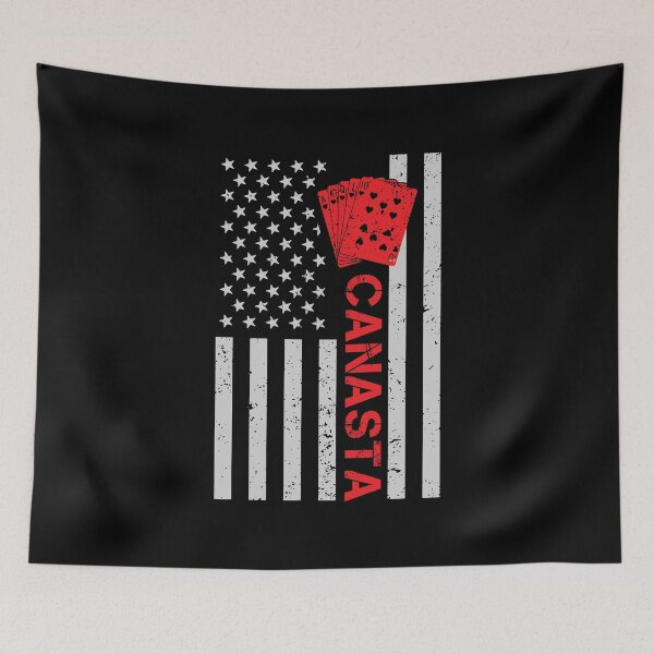 Item preview, Patriotic American Flag Canasta Card Game For Canasta Player designed and sold by StrongShirts.