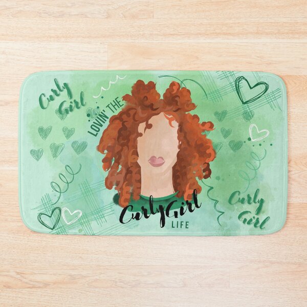 Item preview, Loving the Curly Girl Life (Red) designed and sold by Curly-Cuties.