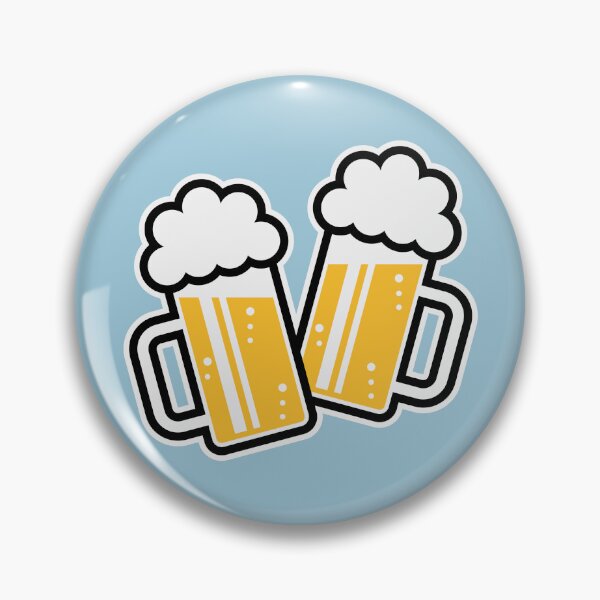 Item preview, 2 Clinking Beer Glasses For A Cheer! (3C) designed and sold by Roderix.