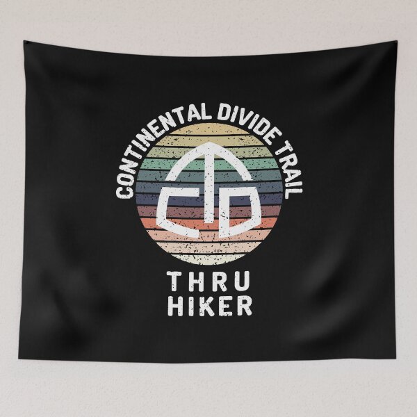 Item preview, Continental Divide Trail Thru Hiker Sunset all white designed and sold by Deedy  Studio.