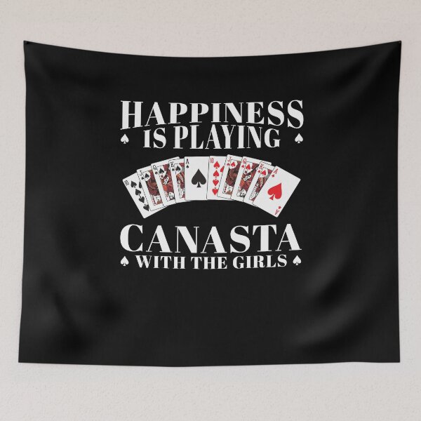 Item preview, Happiness Is Playing Funny Canasta Card Game With The Girls designed and sold by StrongShirts.