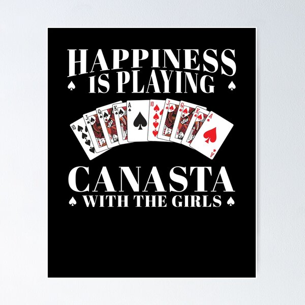 Happy Place Funny Card Playing Canasta graphic Greeting Card for Sale by  jakehughes2015