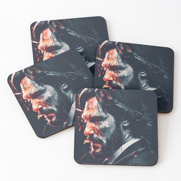 Item preview, John Wick Abstract Art with Gun designed and sold by PrintPortal.