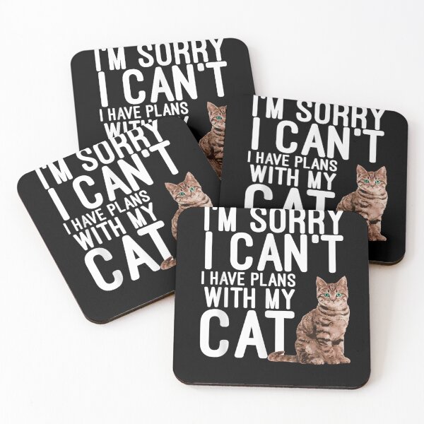 Item preview, Lo siento, no puedo, tengo planes con mi gato designed and sold by loutfileo.
