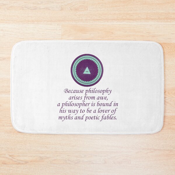 Item preview, Because Philosophy Arises From Awe - Wonder Quotes designed and sold by CrankyOldDude.