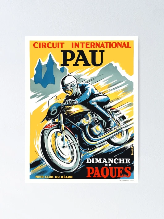 POUGUES-LES-EAUX French Railroad Travel Spa Poster – CHICAGO VINTAGE POSTERS