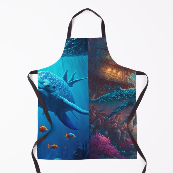 Item preview, Fantasy Water World Seascape Art 26 - Colorful Cartoon Travel designed and sold by Sunchaser World.