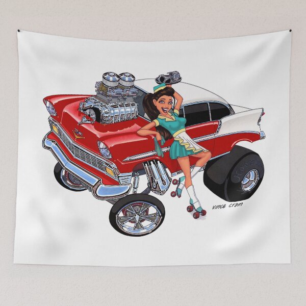 Item preview, Vince Crain High Octane 1956 Gasser Old School designed and sold by vincecrain.