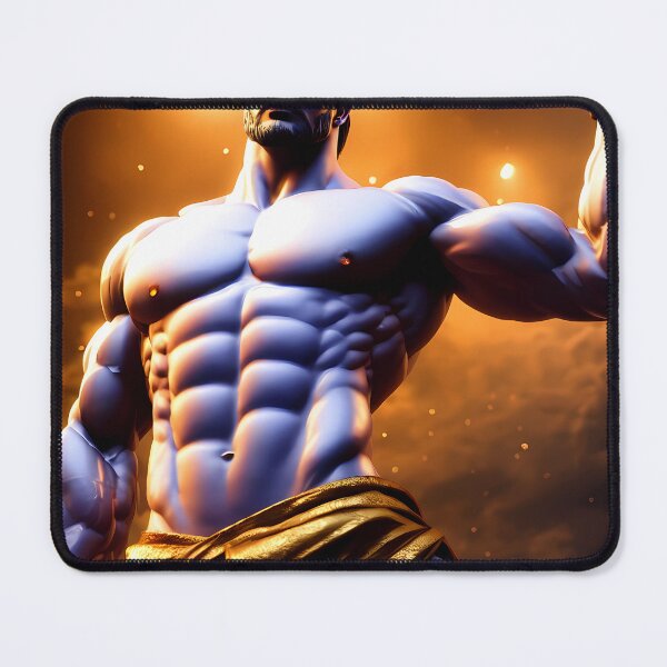 Item preview, God Zeus Pale Skin Fire Storm Background, Gold Clothes , A.I. Artwork - Gods Collection designed and sold by SpektroDesign.