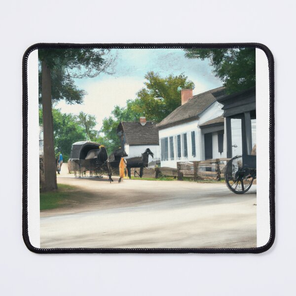 Item preview, 18th Century America On A Village Painting designed and sold by FRSquare.