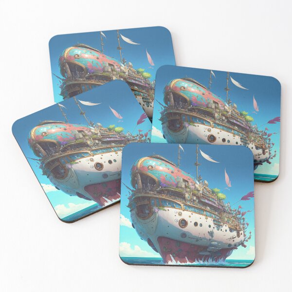 Artikelvorschau, Fantasy Water World Seascape Art 29 – Bunte Cartoon-Reise entworfen und verkauft von Sunchaser World.