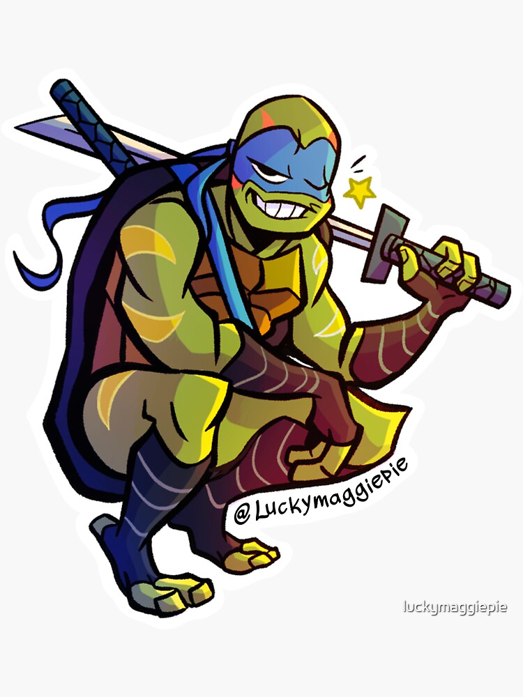 Sticker Leonardo - Tortugas Ninja