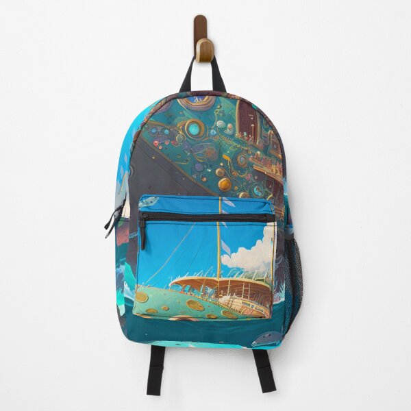 Artikelvorschau, Fantasy Water World Seascape Art 30 – Bunte Cartoon-Reise entworfen und verkauft von Sunchaser World.