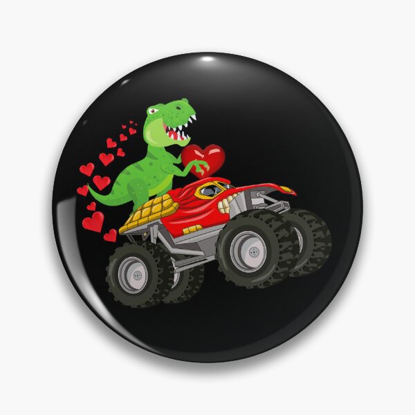 Artikelvorschau, Kinder Valentinstag T Rex Reiten Monster Truck Lustige Kleinkind Jungen entworfen und verkauft von ZArt-Creative.