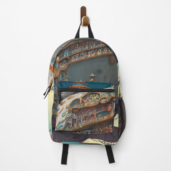 Artikelvorschau, Fantasy Water World Seascape Art 34 – Bunte Cartoon-Reise entworfen und verkauft von Sunchaser World.