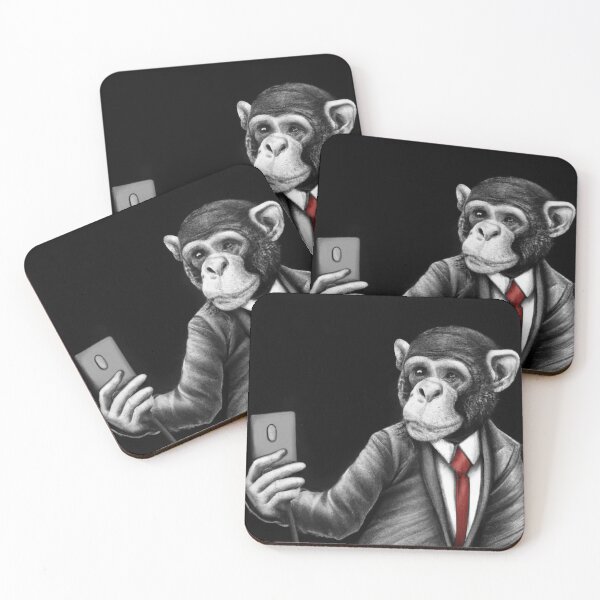 Item preview, Monkey practices social media designed and sold by FRSquare.