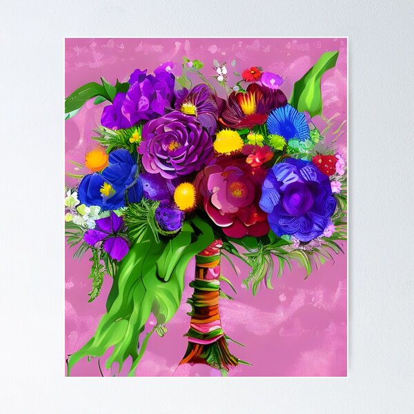 Aperçu de l'œuvre Bouquet de fleurs fantaisie créée et vendue par gramizzia.