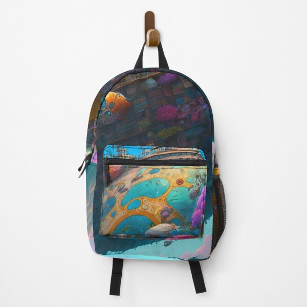 Artikelvorschau, Fantasy Water World Seascape Art 35 – Bunte Cartoon-Reise entworfen und verkauft von Sunchaser World.