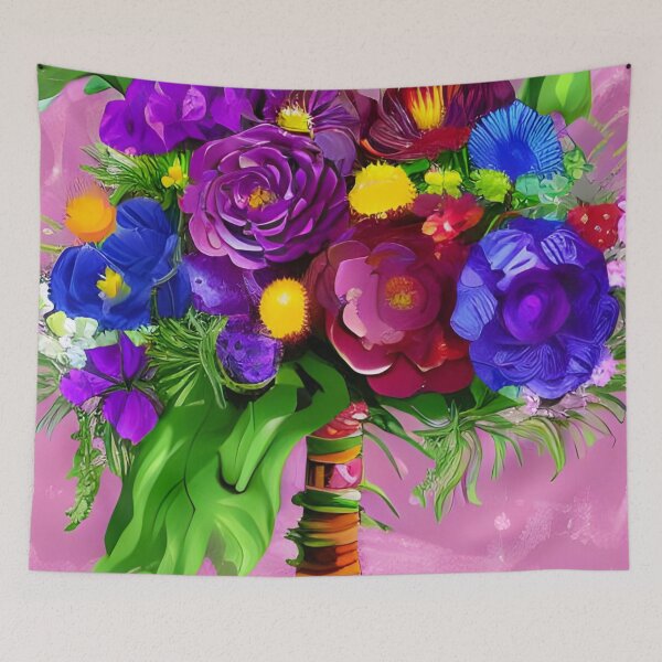 Item preview, Fantasy Flower Bouquet designed and sold by gramizzia.