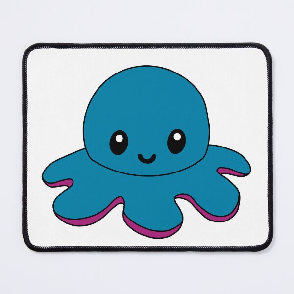 Item preview, Dark Blue Happy Octopus designed and sold by EclipseInFlames.