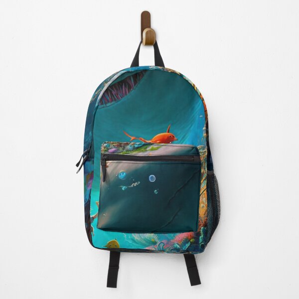 Artikelvorschau, Fantasy Water World Seascape Art 36 – Bunte Cartoon-Reise entworfen und verkauft von Sunchaser World.