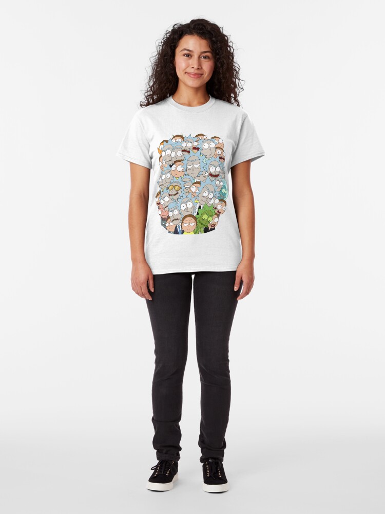 Alternate view of Rick and Morty - Outnumbered... Classic T-Shirt