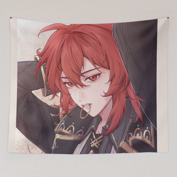 Item preview, Impacto de Genshin, Diluc Ragnvindr designed and sold by Fire-Song.