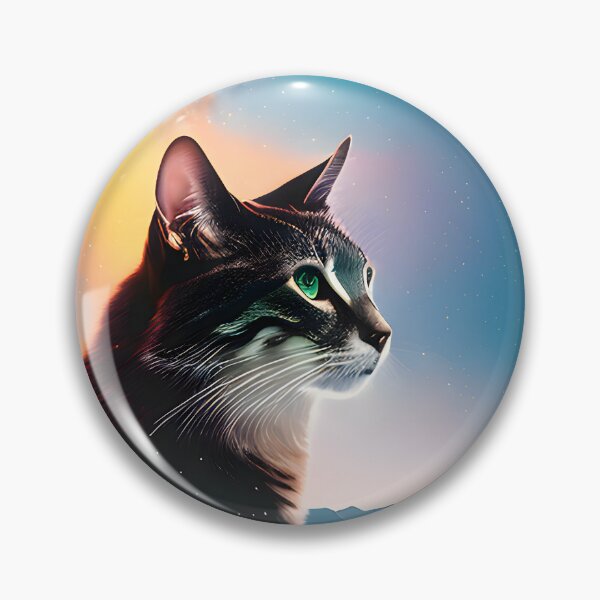 Item preview, Galaxy Cat Double Exposure - Modern Digital Art designed and sold by Ai-michiart.