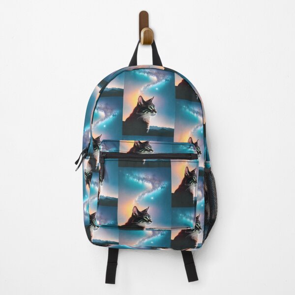 Item preview, Galaxy Cat Double Exposure - Modern Digital Art designed and sold by Ai-michiart.