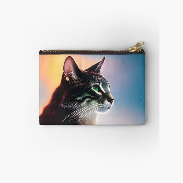 Item preview, Galaxy Cat Double Exposure - Modern Digital Art designed and sold by Ai-michiart.
