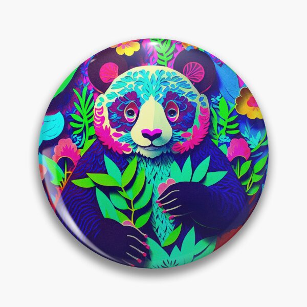 Item preview, Colorful panda on paper designed and sold by clerop.