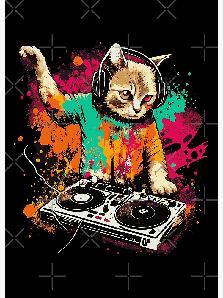 DJ CAT Poster for Sale by Digs21