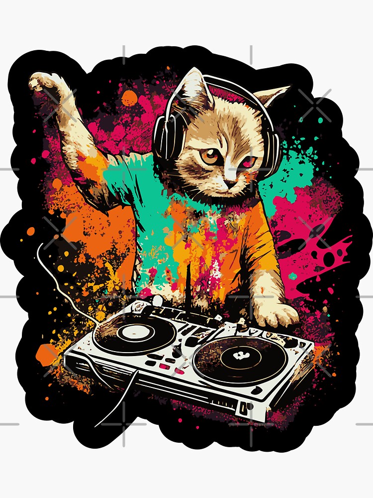 Cat DJ - Space Galaxy - DJ Cat - Deadmau5 - Deadmouse