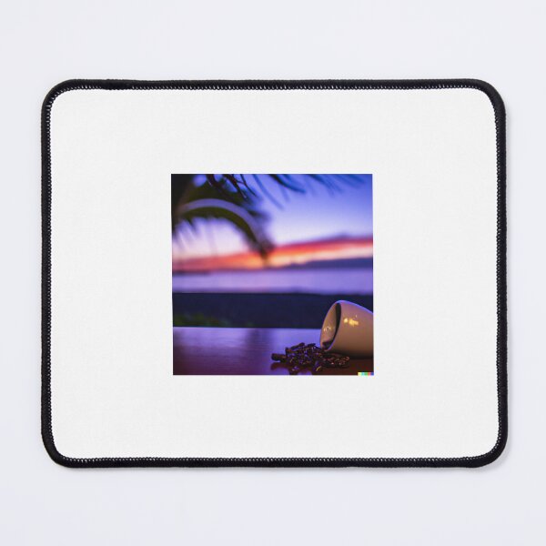Item preview, Coffee at sunset designed and sold by VibrantThemes.