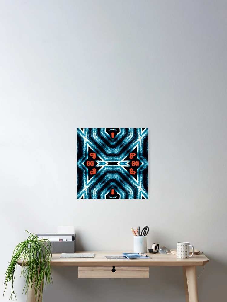 Thumbnail 2 of 3, Poster, Abstract Structure Pattern designed and sold by Mike Rittenhouse.