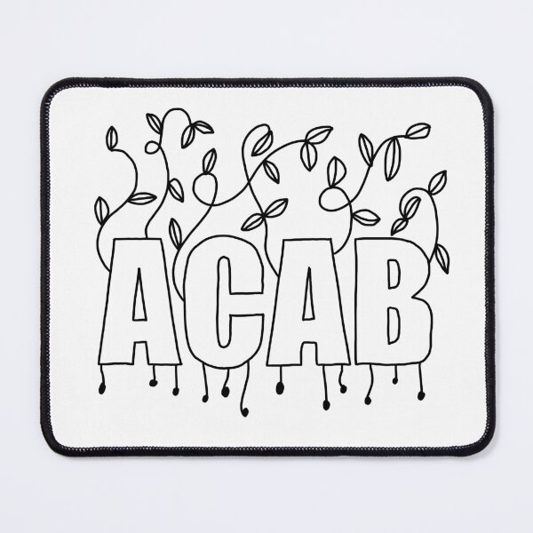 Item preview, ACAB (black lines) designed and sold by NickiPost.