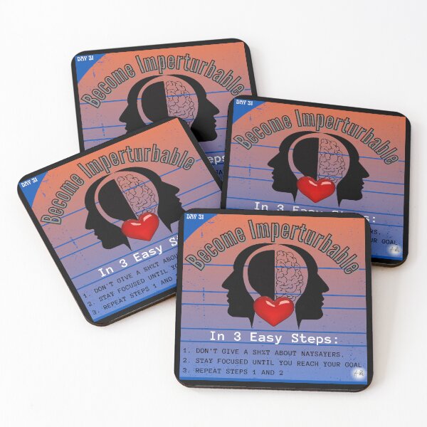 Item preview, Day 31 of the year: Become imperturbable in 3 easy steps designed and sold by BuddyBoots.