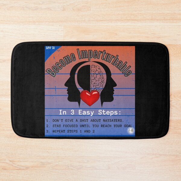 Item preview, Day 31 of the year: Become imperturbable in 3 easy steps designed and sold by BuddyBoots.