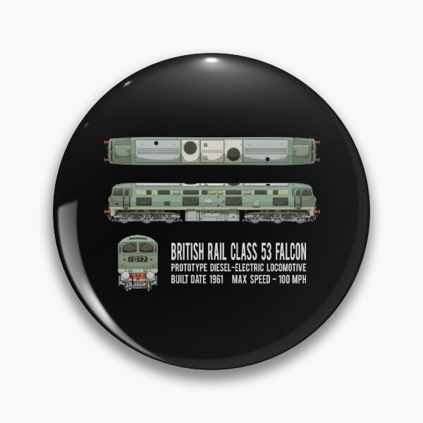 Item preview, British Rail Class 53 Falcon Prototype Locomotive Train Diagram Gift designed and sold by Maljonic.