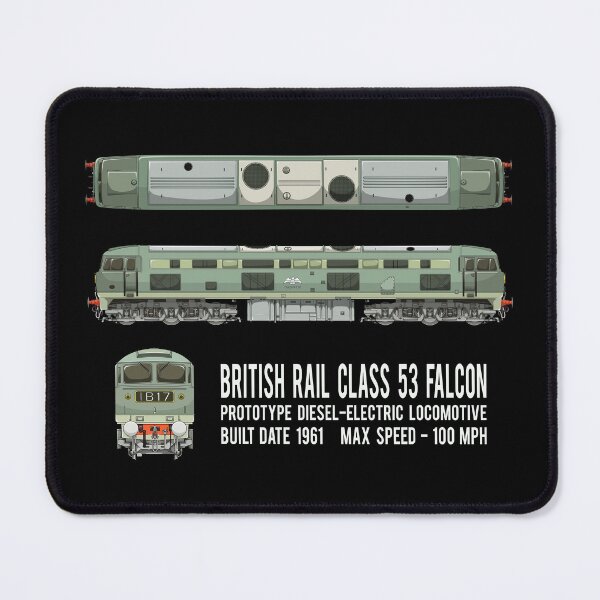 Item preview, British Rail Class 53 Falcon Prototype Locomotive Train Diagram Gift designed and sold by Maljonic.