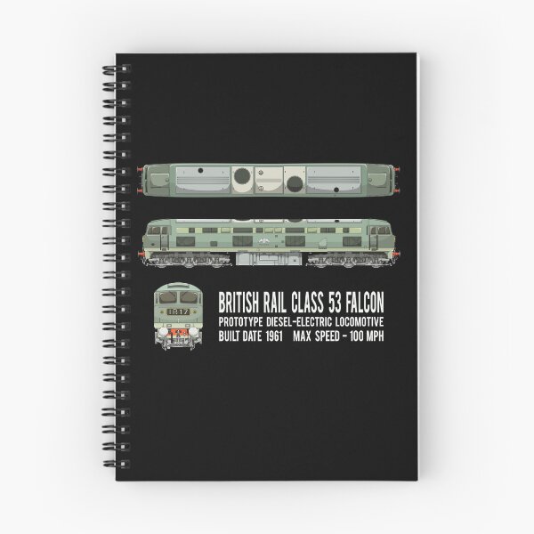 Item preview, British Rail Class 53 Falcon Prototype Locomotive Train Diagram Gift designed and sold by Maljonic.