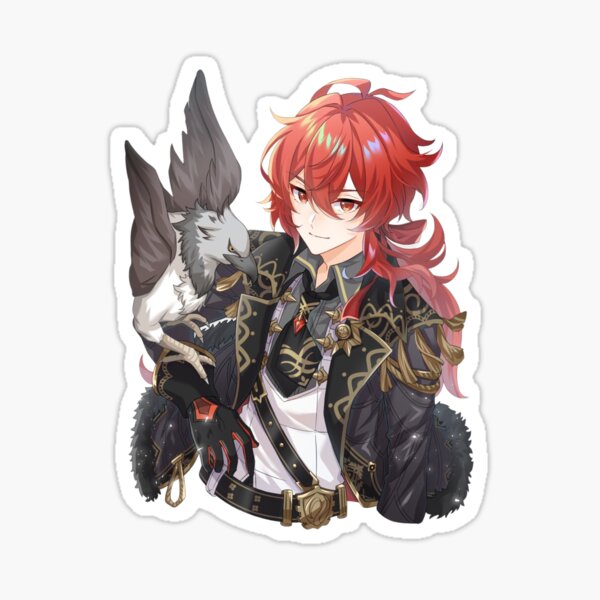 Item preview,  Genshin Impact, Diluc Ragnvindr designed and sold by Fire-Song.