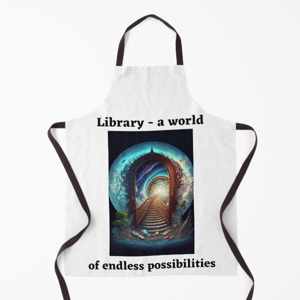 Item preview, Library, a world of endless possibilities designed and sold by Top-Bot.