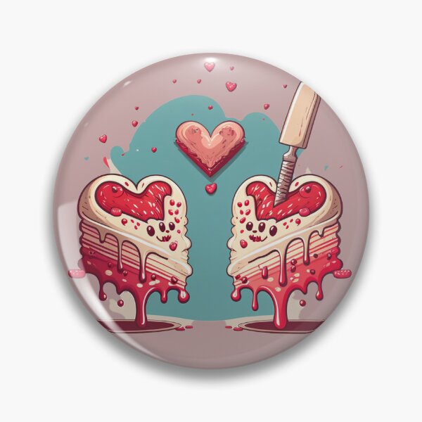 Item preview, Add a Romantic Touch to Your Valentine's Day Dessert with Heart Cake Toppers designed and sold by 3D-Elegance-Art.