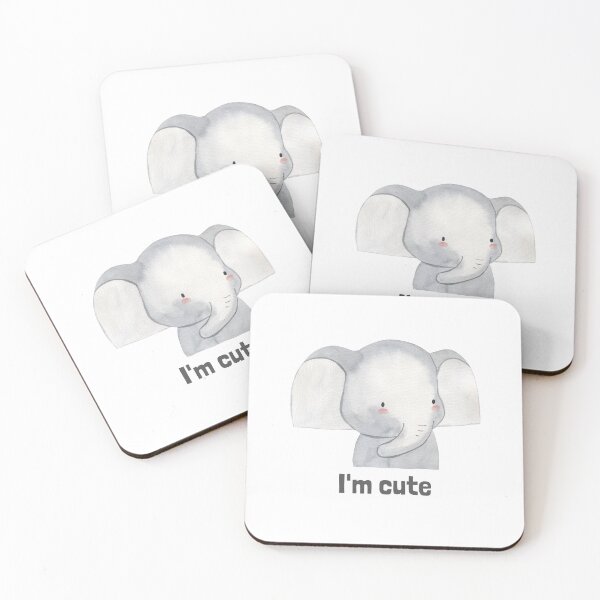 Item preview, Cute Elephant designed and sold by YAKA-CLOTHING.